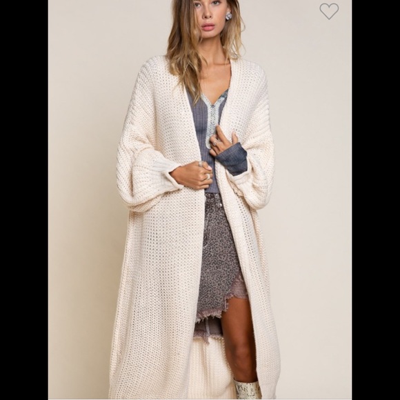 POL Sweaters - POL Classic & Chic Maxi Cardigan